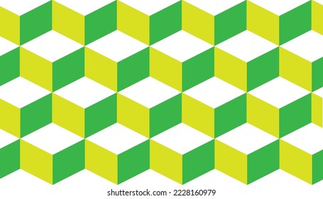 Isometric colorful cube pattern  Seamless vector background with 3d cube pattern can used as background texture 