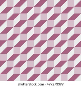 Isometric colorful long square cube pattern background vector