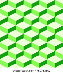 Isometric colorful tile seamless pattern background vector