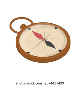 Isometric Columbus Day Illustration - Compass