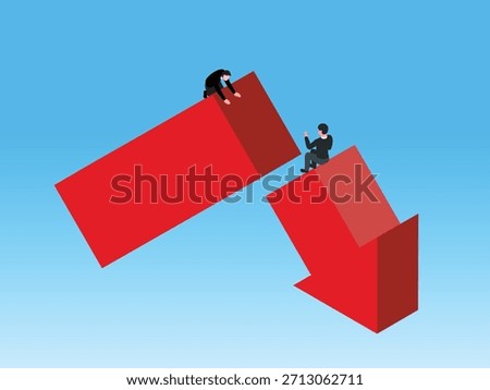 Isometric Concept of Slow Data Transfer, Outdated Technology, or Digital Speed Lag 3d isometric vector illustration