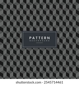 Isometric cube background pattern design. Vector illustration