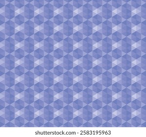 Isometric cube grid seamless pattern with editable line strokes. Cubic hexagon texture forming a rhombus mesh geometric squared design