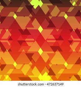 Isometric cubes repeatable pattern. 3D background. Vector