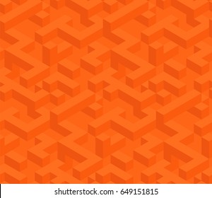 Isometric cubes Seamless pattern. Vector pattern for projects as web elements and backgrounds.