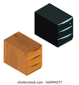 Isometric cupboard 