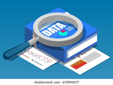 Isometric data analysis chart