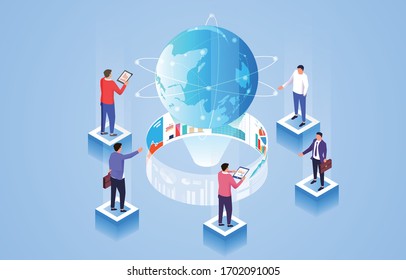 Isometric data analysis and statistics, global business strategic planning research