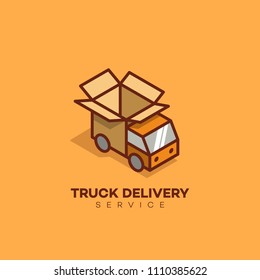 fast delivery logo template design running のベクター画像素材