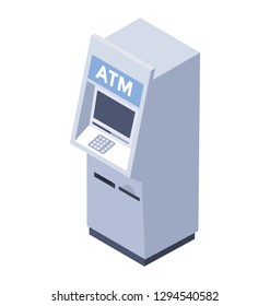 isometric  design of atm machine