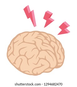 isometric design of brainstorming icon