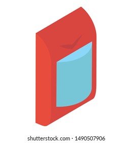 Isometric design of call bell icon.