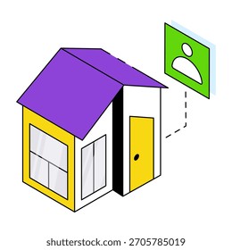 Um agente isométrico de propriedades de ícones de desenho 