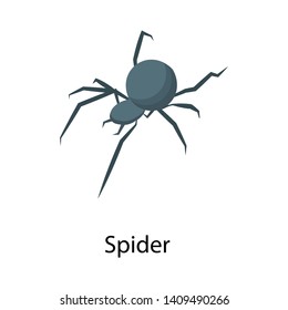 Isometric design icon of spider 
