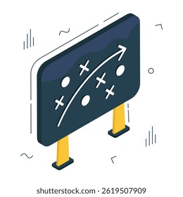 A isometric design icon of stratagem