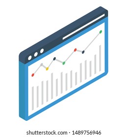 Isometric design of online business analytics 