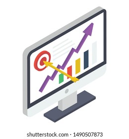 Isometric design of online data analytics 