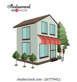 Isometric design over white background, vector illustration