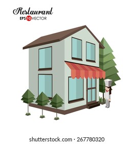Isometric design over white background, vector illustration