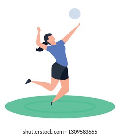 Isometric design of soccer player icon