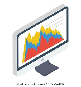 Isometric design of web analytics 