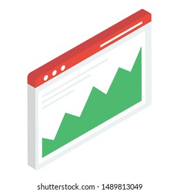 Isometric design of web analytics 