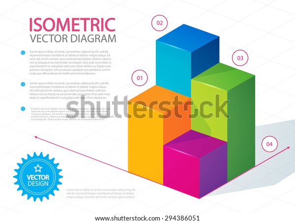 Isometric Diagram Vector Illustration Stock Vector (Royalty Free ...