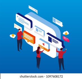 Isometric dialogue and communication