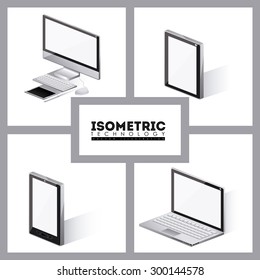 Isometric digital design, vector illustration eps 10 