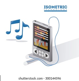 Isometric digital design, vector illustration eps 10 