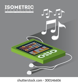 Isometric digital design, vector illustration eps 10 