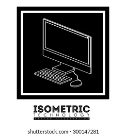 Isometric digital design, vector illustration eps 10 