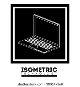 Isometric digital design, vector illustration eps 10 