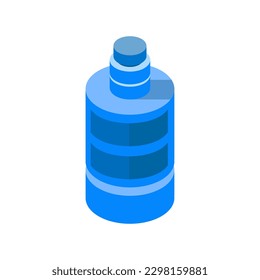 Isometric disinfectant on a background
