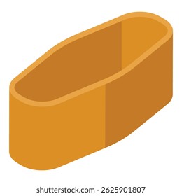 Isometric empty brick bread mold for baking traditional shaped bread loaf