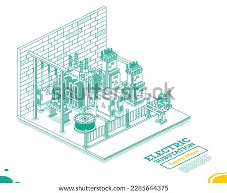 Similar – Image, Stock Photo transformer station