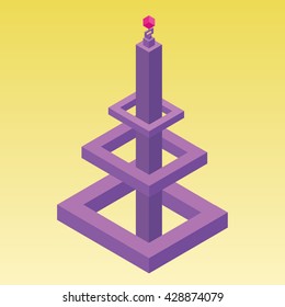 Isometric Fantasy Building. EPS10
