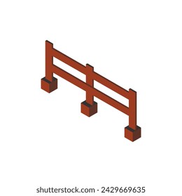 Isometric fence concept design object