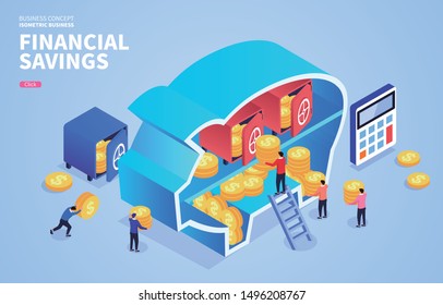 Isometric financial savings and financial security