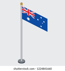 Isometric Flag of Australia
