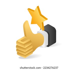 Isometric flat 3d concept illustration best review