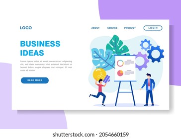 Isometric Flat Isolated Vector Illustration. Design Thinking Process. Business Characters Create New Ideas. Teamwork Concept.