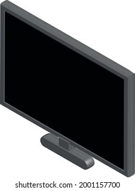 
Isometric Flat TV Vector Illustration