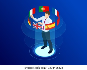 Isometric foreign language online dictionaries, multilingual audio guide, web translation, online translation agency, language selection, interpretation services