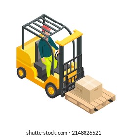 506 Fork lift isometric Images, Stock Photos & Vectors | Shutterstock