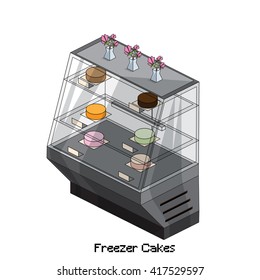 isometric freezer cakes