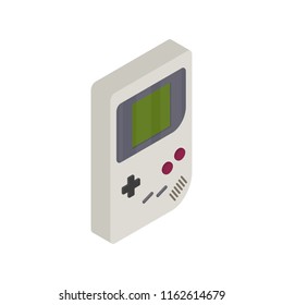 isometric game console retro