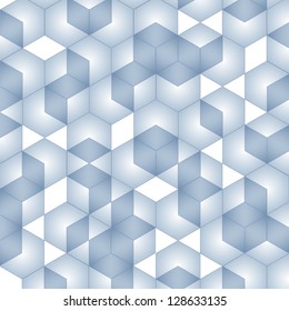Isometric, geometric vector illustration.