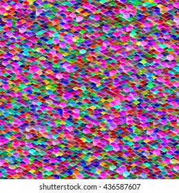 Isometric Graphic Pattern. Abstract 3D Geometric. EPS 10 vector file included