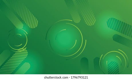 The isometric green background is perfect for your banners and backgrounds